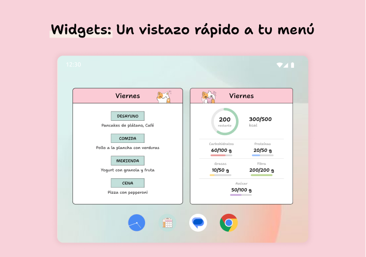 Todo tu progreso, de un vistazo · app YouMealPlan: macOS