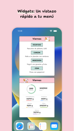 Todo tu progreso, de un vistazo · app YouMealPlan: Android